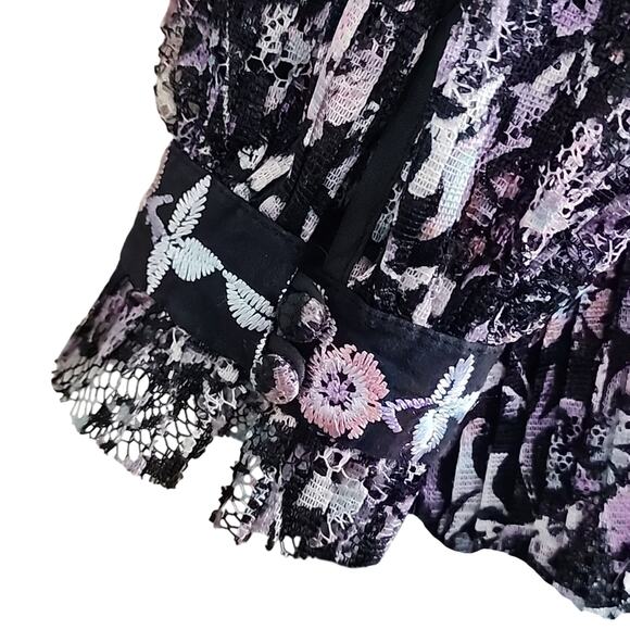 Free People Cherry Blossom Embroidered Size 6 Dress - Picture 16 of 16